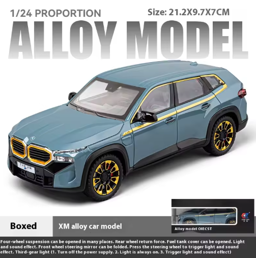 1:24 BMW XM Diecast Alloy Model Car | Metal Body | Luxury Performance SUV | Opening Doors | Collector Model alternate view