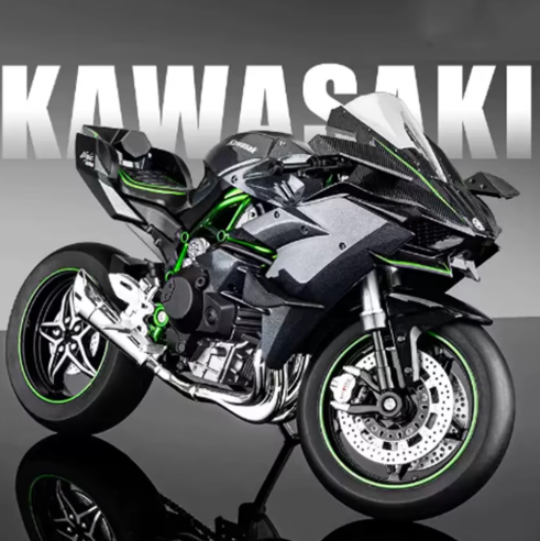1:9 Scale Kawasaki Ninja H2R Diecast Model Bike – Premium Alloy Collectible Motorcycle