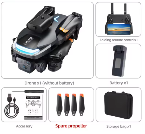 P23 2024 NEW Professional Drone – Obstacle Avoidance Drone with Dual Camera alternate view