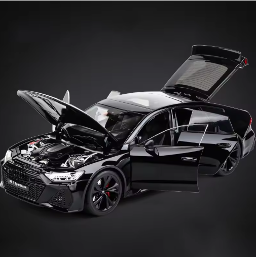 1:18 Audi RS7 Sportback Key Remote Control Version Official Licensed Diecast Metal Model Car with Lights & Sound view 10