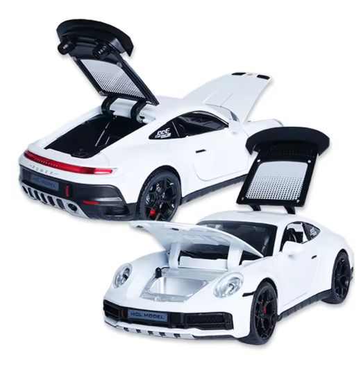 1:22 Scale Porsche 911 Diecast Sports Car view 4
