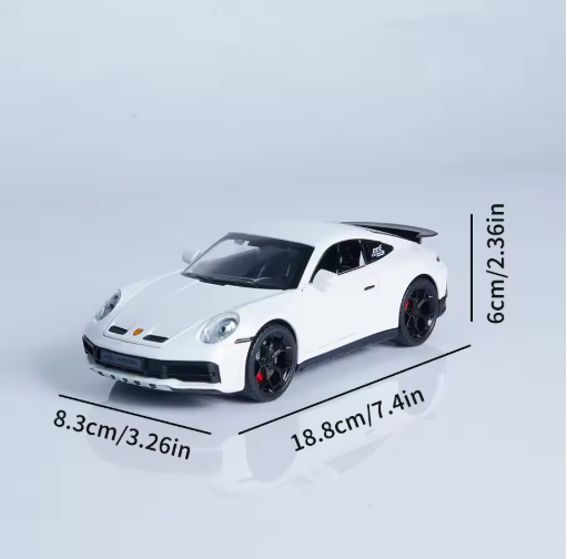 1:22 Scale Porsche 911 Diecast Sports Car view 8