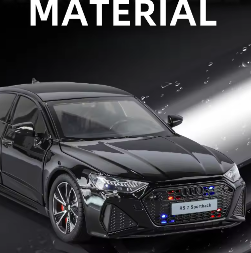 1:24 Audi RS7 Coupe Diecast Model Car view 4