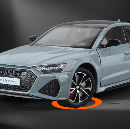 1:24 Audi RS7 Coupe Diecast Model Car view 5
