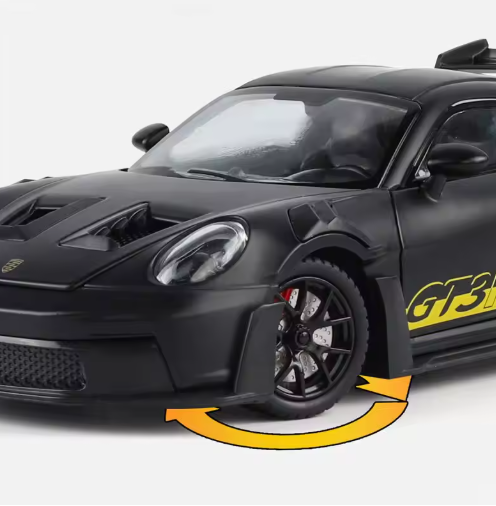 1:24 Scale Porsche 911 GT3 RS 992 Rexy Roxy Racing Livery Diecast Model Car view 6