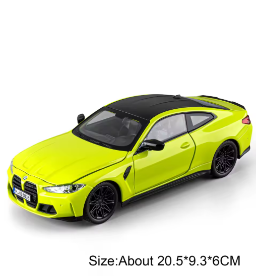 1:24 Scale BMW M4 Competition Officially Licensed Diecast Model Car view 3