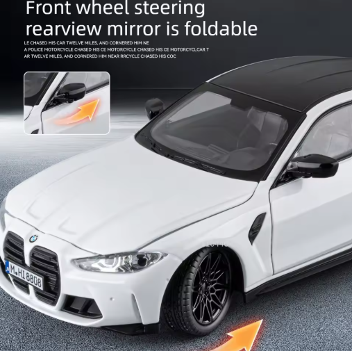 1:24 Scale BMW M4 Competition Officially Licensed Diecast Model Car view 6