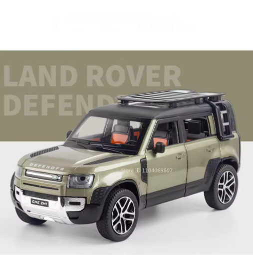 1:24 Scale Land Rover Defender Diecast Model Car | Metal Body Collectible Car | Detailed SUV Model alternate view