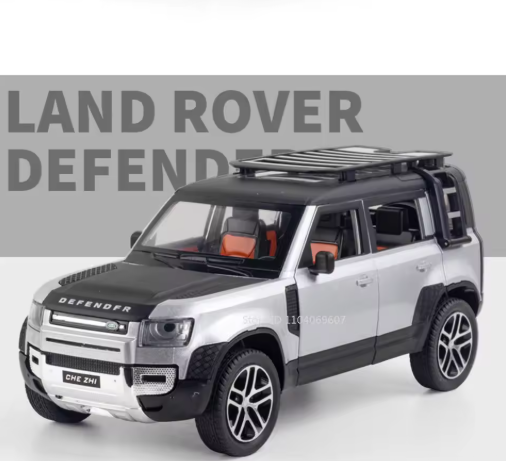 1:24 Scale Land Rover Defender Diecast Model Car | Metal Body Collectible Car | Detailed SUV Model view 3