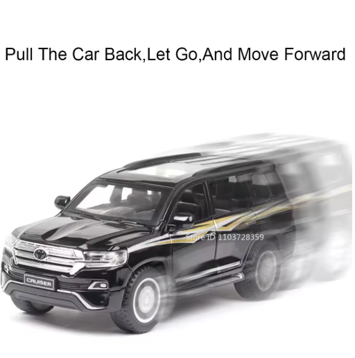 1:32 Scale Toyota Land Cruiser LC200 Diecast Model Car | Metal Body | Collectible Car Model view 5