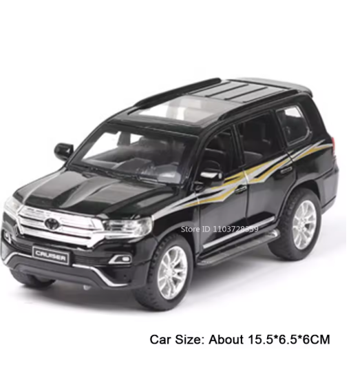 1:32 Scale Toyota Land Cruiser LC200 Diecast Model Car | Metal Body | Collectible Car Model view 7