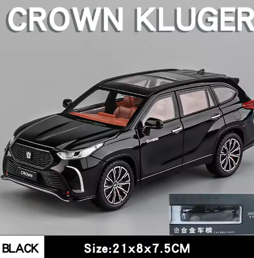 1:24 Scale Toyota Crown Kluger Diecast Model Car | Metal Body | Collectible Car Model view 9