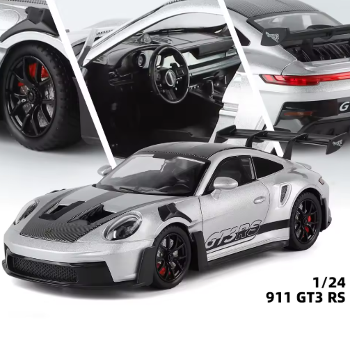 1:24 Scale Porsche 911 GT3 RS 992 Rexy Roxy Racing Livery Diecast Model Car view 11